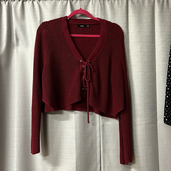 Millau Tops - Burgundy Millau Sweater